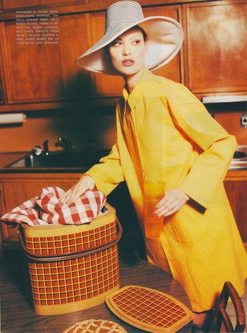 VOGUE Magazine Italia February 1999 KAREN ELSON Kate Moss CARMEN KASS