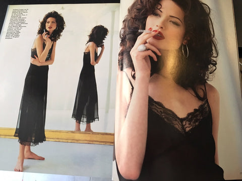 VOGUE Magazine Italia April 1993 TWIGGY Susan Holmes HELENA CHRISTENSE