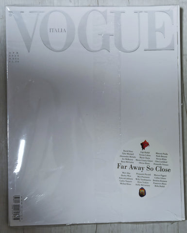 VOGUE Italia Magazine April 2020 The #WhiteCanvas issue