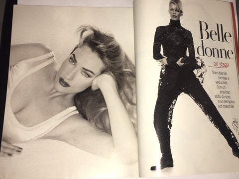 VOGUE Magazine Italia December 1994 KRISTEN MCMENAMY Vendela NAOMI CAM