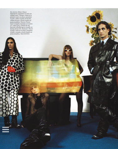 VOGUE Magazine Italia December 2022 MANESKIN Abby Champion MATY FALL B