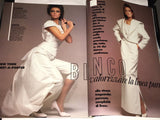 VOGUE Magazine Italia February 1984 ANNETTE STAI Paulina Porizkova MERYL STREEP