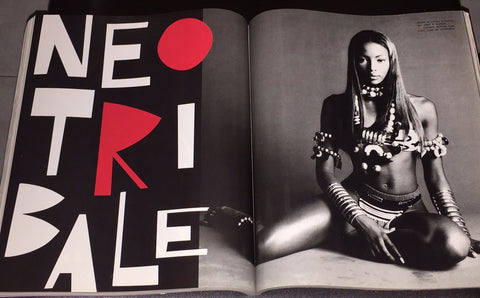 VOGUE Magazine Italia February 1992 ISABELLA ROSSELLINI Linda Evangeli