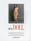 VOGUE Magazine Italia February 1993 CAMILLA NICKERSON Kate Moss EVA HERZIGOVA Kara Young