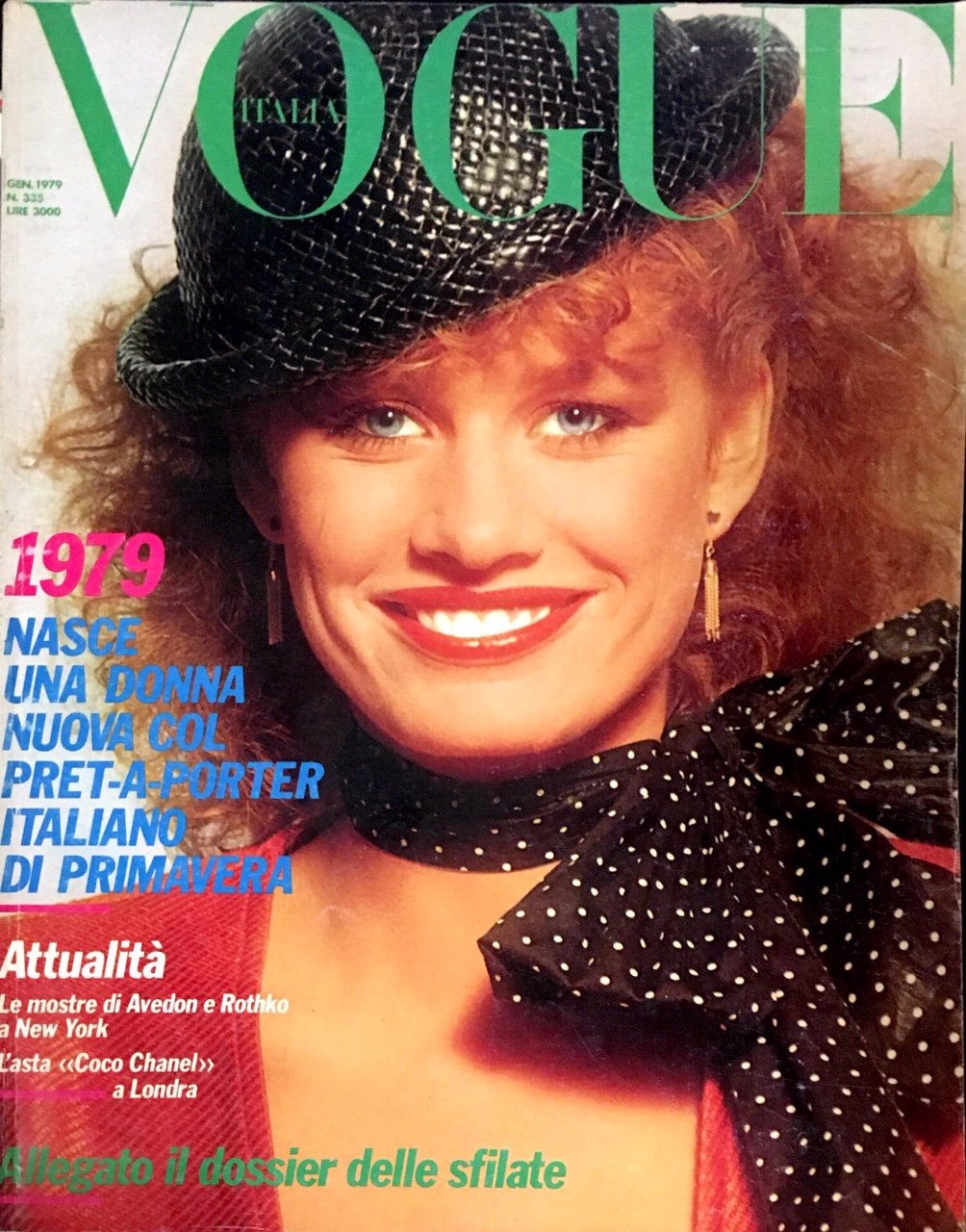 VOGUE Magazine Italia January 1979 MIA NYGREN Jerry Hall SUSAN HESS Ki