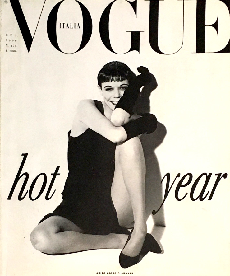 VOGUE Magazine Italia January 1990 WALLIS FRANKEN Claudia Schiffer CAR VOGUE Magazine Italia January 1990 WALLIS FRANKEN Claudia Schiffer CAR