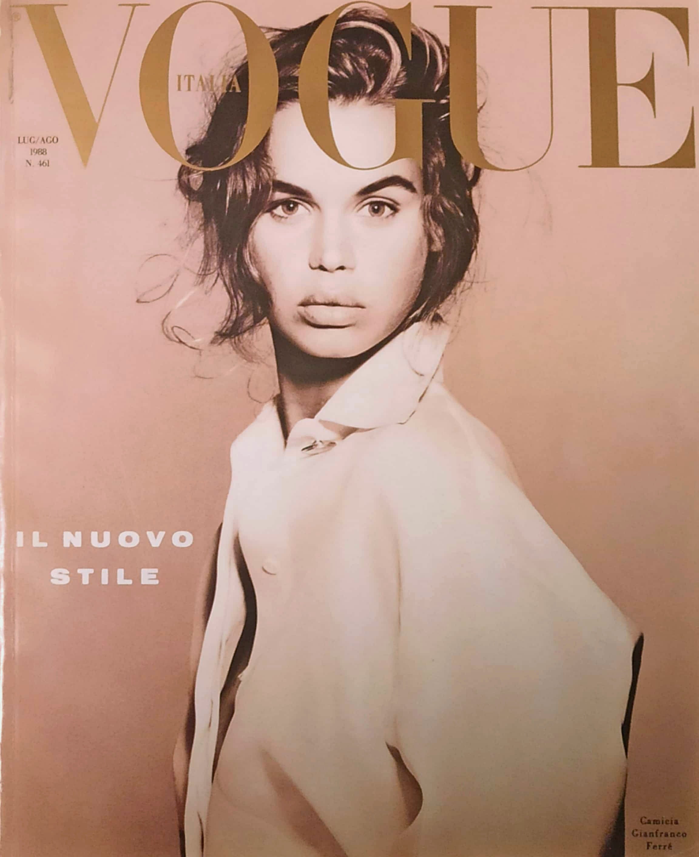 洋書　ヴォーグ　イタリア　オートクチュール　1994 vogue italia Vogue_Italia_April_1994_Beverl