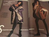 VOGUE Magazine Italia November 1983 Pam Ross GIA CARANGI Porizkova CAROL ALT