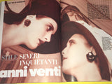 VOGUE Magazine Italia November 1985 Gail Elliott YASMIN LE BON Uma Thurman BICK