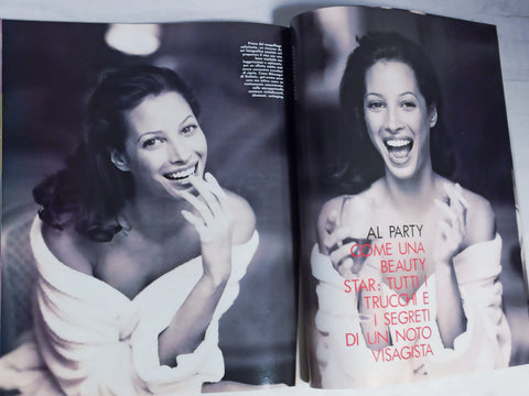 MADONNA Vogue Magazine Italia November 1992 Kate Moss CHRISTY TURLINGT