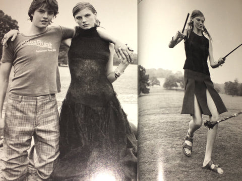 VOGUE Magazine Italia November 1998 EMILY SANDBERG Bridget Hall ANGELA