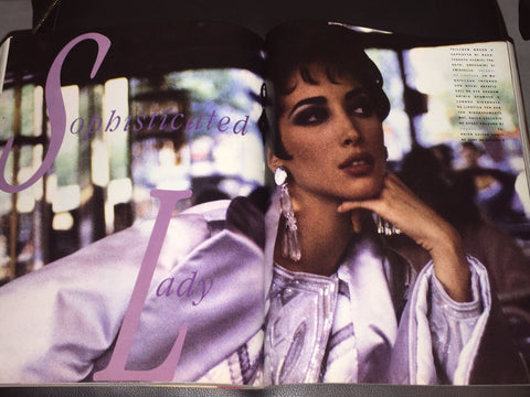 １９９０年　VOGUE ITALIA SPECIALE VOGUE Italia magazine February 1990 LINDA EVANGELISTA Christy