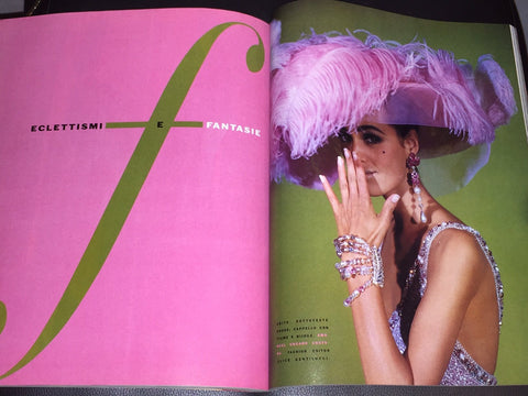 VOGUE Magazine Italia September 1990 YASMIN LE BON Christy Turlington