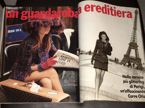 VOGUE Magazine Italia 1991 Yasmeen Ghauri LINDA EVANGELISTA