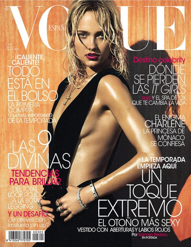 VOGUE Magazine Spain August 2013 +Karmen+Pedaru