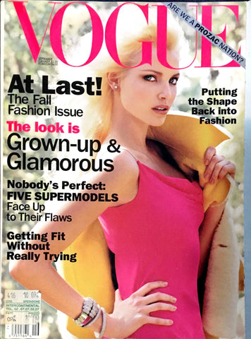 VOGUE Magazine US September 1994 NADJA AUERMANN Stephanie Seymour LINDA EVANGELISTA Naomi