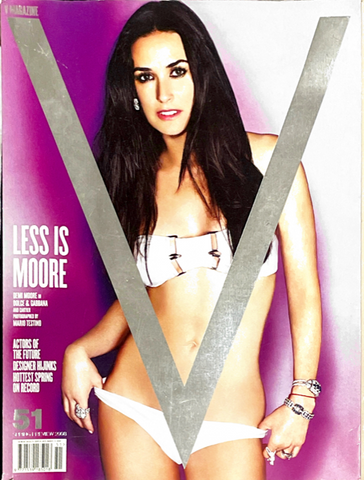 V Magazine 51 Spring 2008 DEMI MOORE Jessica Stam HILARY RHODA Raquel Zimmermann