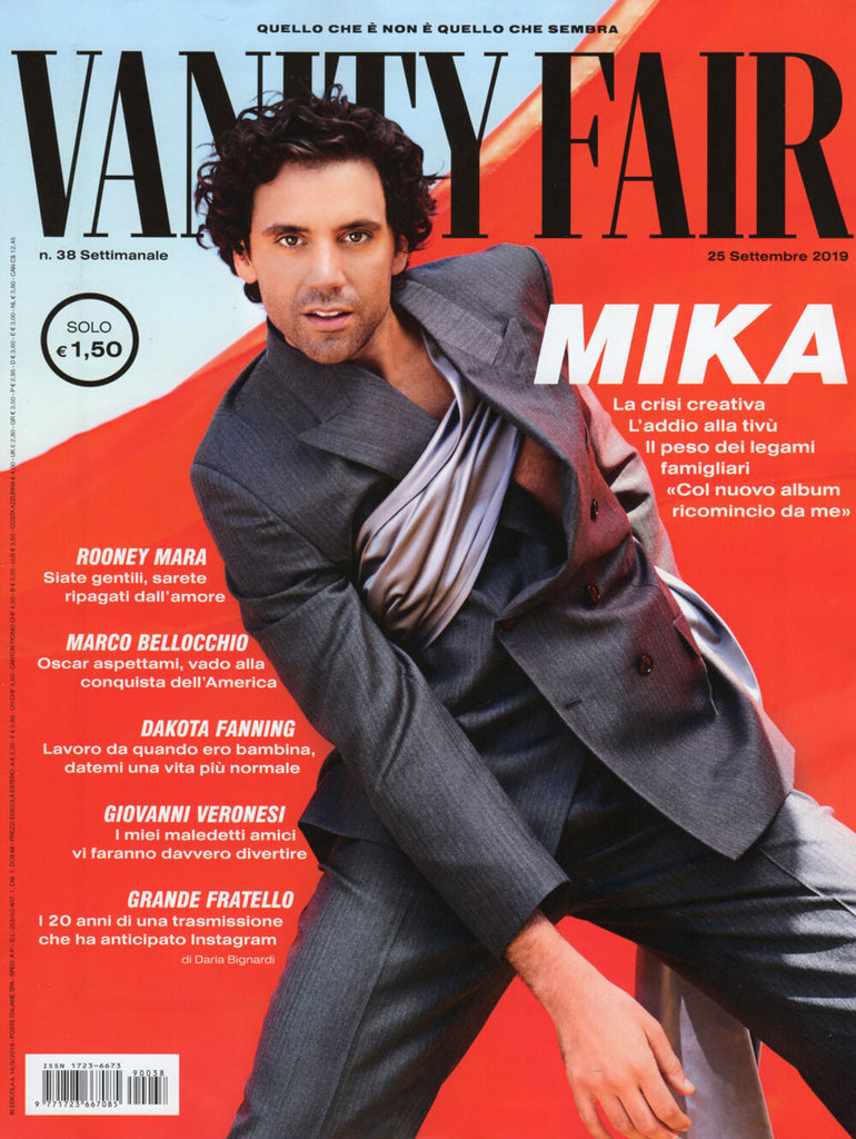 Vanity Fair Italia Magazine September 2019 MIKA Nicholas Hoult MISSY RAYDER Mara