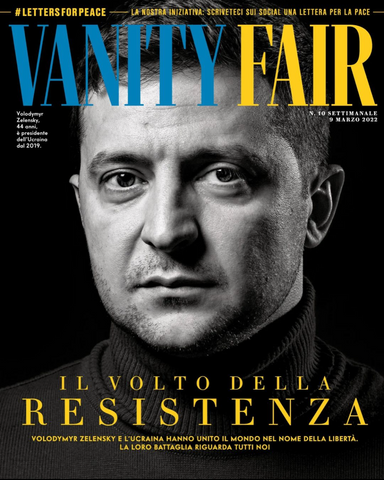 VANITY Fair Italy Italia Magazine 9 March 2022 VOLODYMYR ZELENSKY
