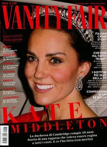 VANITY Fair Italy Italia Magazine January 2022 KATE MIDDLETON Brand New