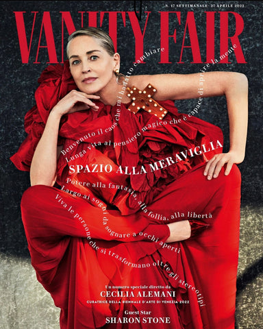 VANITY Fair Italy Italia Magazine April 2022 SHARON STONE New