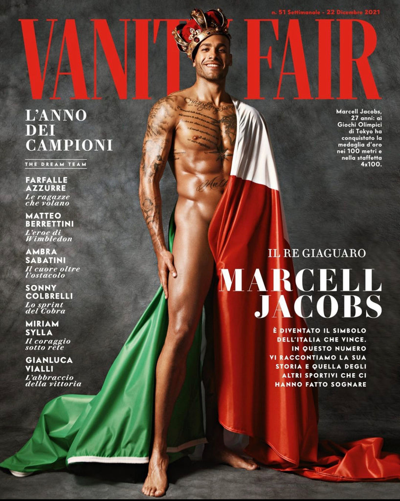 VANITY FAIR Italia Magazine #51 December 2021 MARCELL JACOBS by Christian Oita NEW