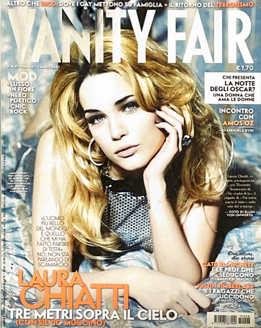 VANITY FAIR Magazine 2007 LAURA CHIATTI Milva JUSTIN TIMBERLAKE Giovanni Gastel