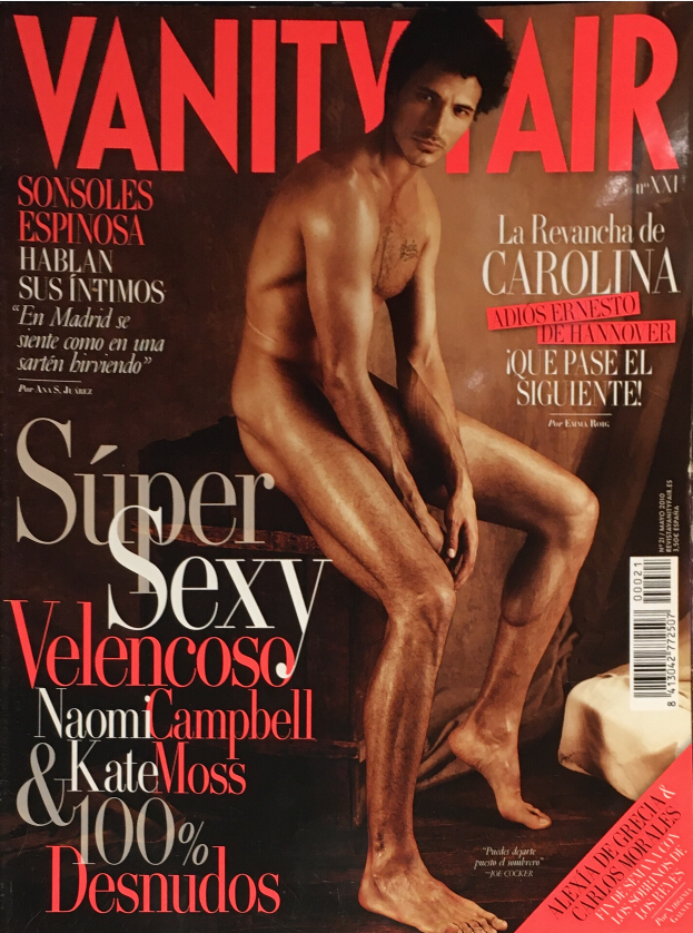 Vanity Fair Spain Magazine 2010 ANDRES VELENCOSO Kate Moss NAOMI CAMPBELL
