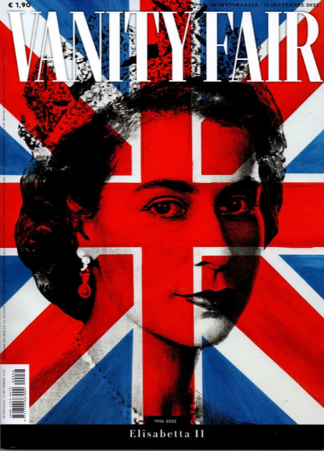 Vanity Fair Italia Magazine September 2022 HMR Queen Elizabeth ROBBIE WILLIAMS