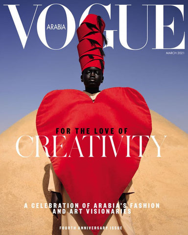 VOGUE Magazine ARABIA March 2021 ATHIEC GENG Hilary Rhoda SHANINA SHAIK Sealed