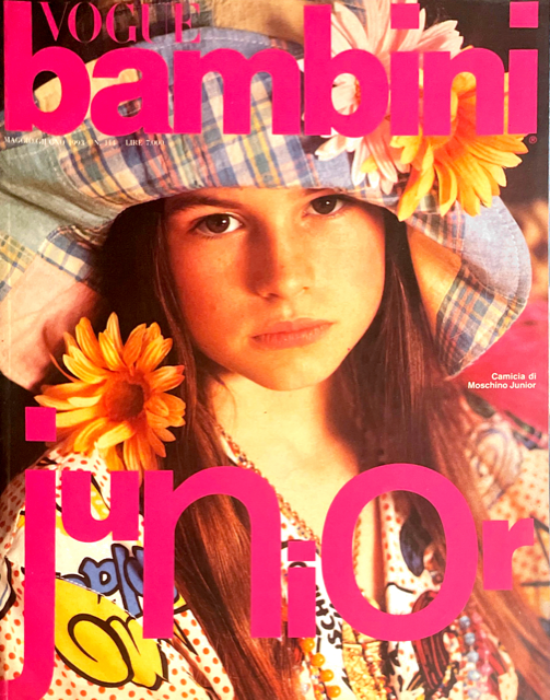 Vintage VOGUE BAMBINI Kids Children Enfant Fashion ITALIA Magazine May 1993