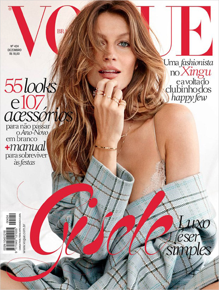 VOGUE Magazine Brazil December 2013 GISELE BUNDCHEN Aline Weber AMANDA WELLSH
