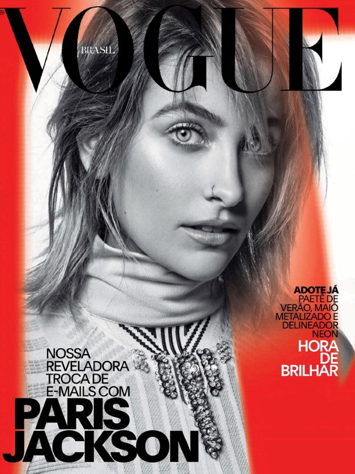 VOGUE Magazine Brazil January 2018 PARIS JACKSON Daniela Braga MARI CALAZAN