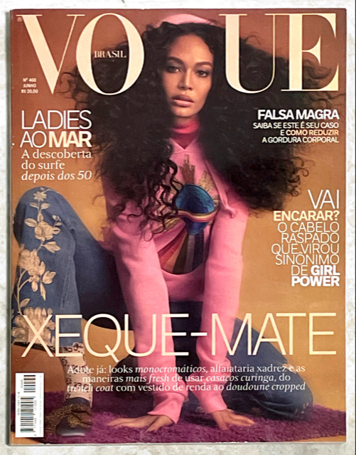 VOGUE Magazine Brazil June 2017 JOAN SMALLS Manuela Miloqui LORENA MARASCHI