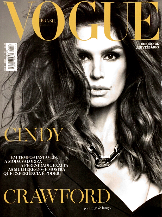 VOGUE Magazine Brazil May 2021 CINDY CRAWFORD Anniversary Issue NEW