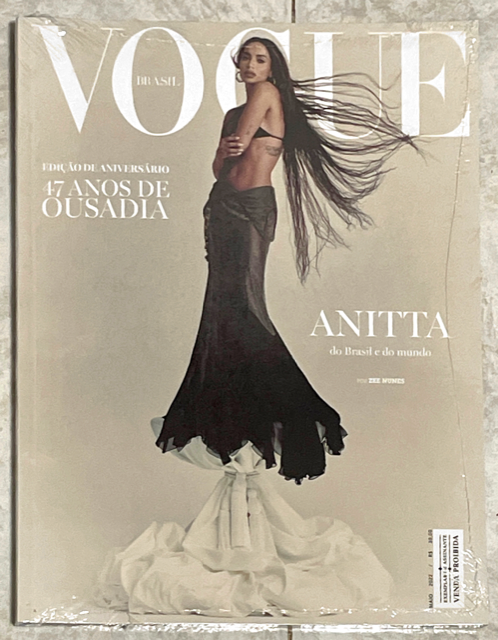 VOGUE Brazil Magazine May 2022 ANITTA Raica de Oliveira ANNIVERSARY ISSUE sealed