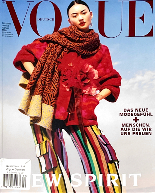 VOGUE Magazine Germany January 2022 HE CONG Imaan Hammam GEORGIA PALME