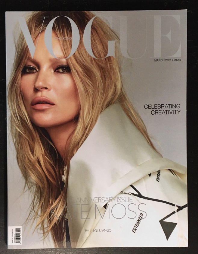 VOGUE Magazine HONG KONG March 2021 KATE MOSS The