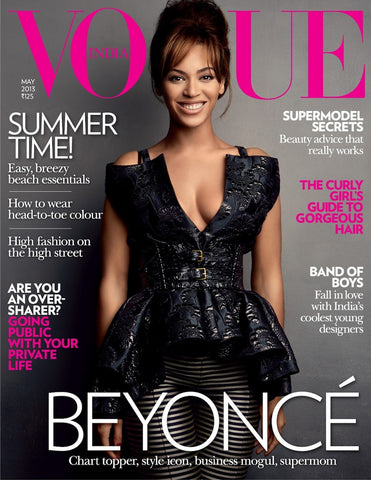 VOGUE Magazine INDIA7May 2013 BEYONCE Aymeline Valade GIA JOHNSON