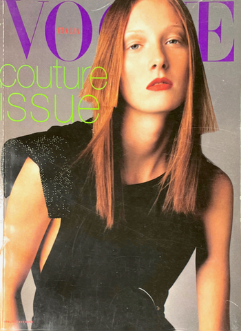 VOGUE Magazine Italia Alta Moda 1997 MAGGIE RIZER Kirsten Owen KAREN ELSON Audrey Marnay