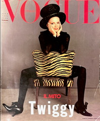 つくし　Vogue Italia Vogue Italian Fashion Magazine December 1993 Jane March Steven