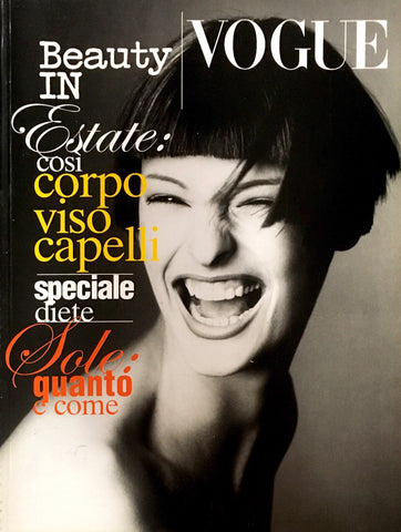 VOGUE Magazine Italia BEAUTY IN June 2005 LINDA EVANGELISTA Carolyn Murphy EVA HERZIGOVA