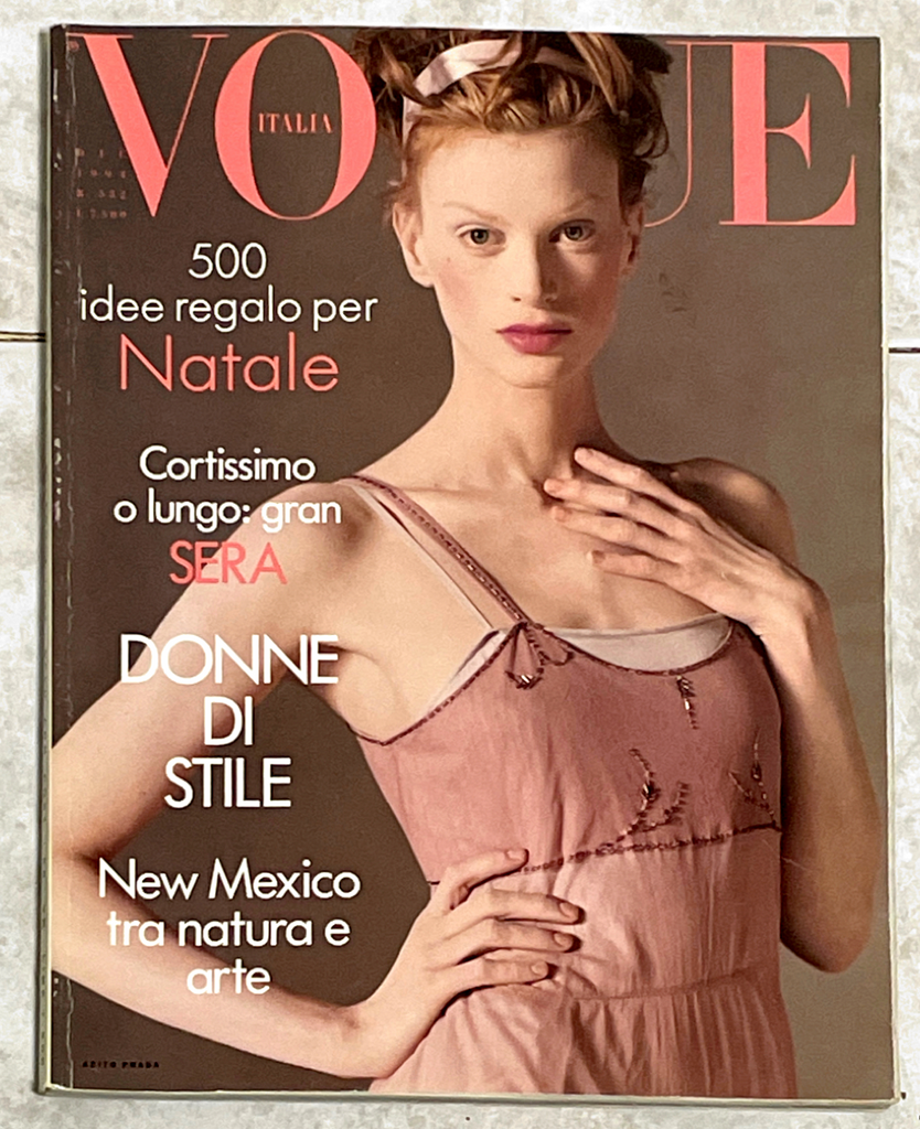 VOGUE Magazine Italia December 1994 KRISTEN MCMENAMY Vendela NAOMI CAMPBELL Tatjana Patitz
