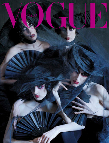 VOGUE Magazine Italia December 2015 ERIN O'CONNOR Karen Elson ANNA CLEVELAND Adwoa Aboah