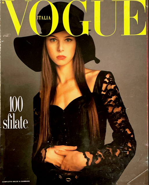 VOGUE Magazine Italia BENEDICTE LOYEN Dossier Sfilate PRET A PORTER January 1993