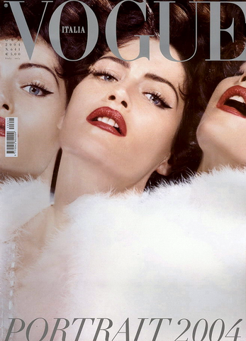 VOGUE Magazine Italia January 2004 MISSY RAYDER Elise Crombez GISELE CZ Guest