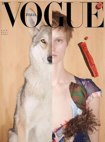 VOGUE Italia Magazine January 2021 SOFIA HANSSON by JOHNNY DUFORT 1 of 7