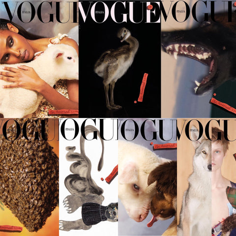 VOGUE Italia Magazine January 2021 7 Covers Bundle The