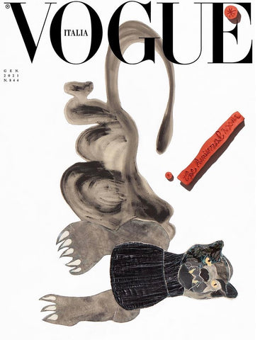 VOGUE Italia Magazine January 2021 TSCHABALALA SELF The Animal Issue ZOE PETIT 3 of 7 SEALED