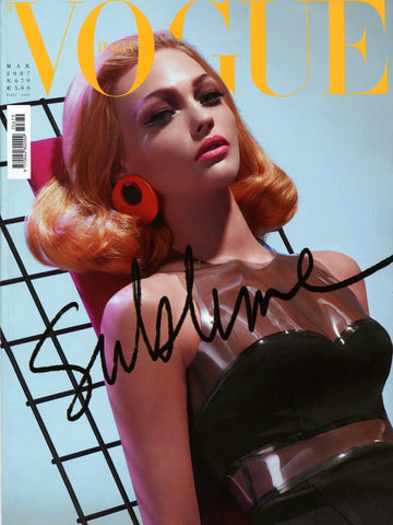 Vogue Italia March 2007 Sasha Pivovarova